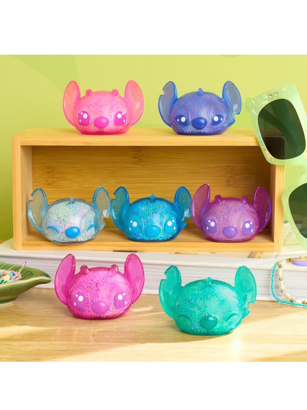 Disney Stitch Squish-a-Stitch Collectible Figures Blind Capsule